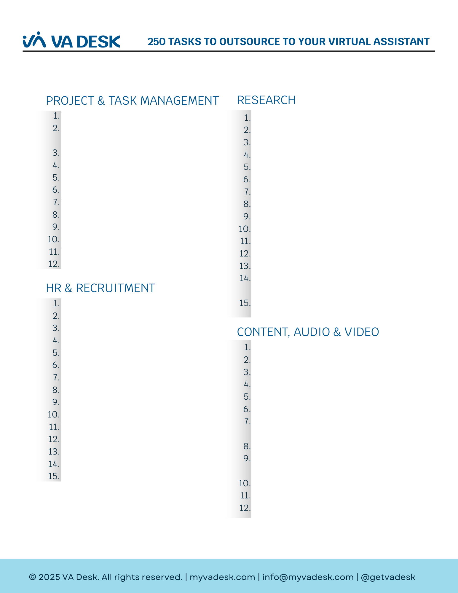 BLURRED LIST 3